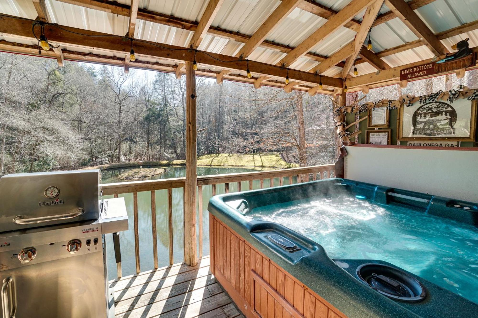 Villa Secluded Family Retreat In Dahlonega With Hot Tub! Esterno foto
