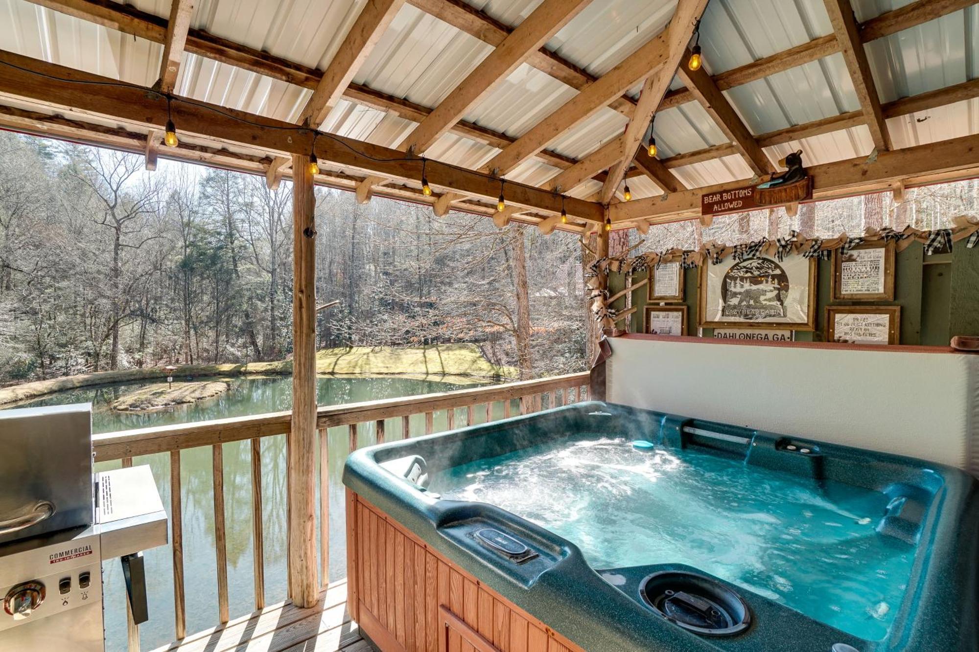 Villa Secluded Family Retreat In Dahlonega With Hot Tub! Esterno foto