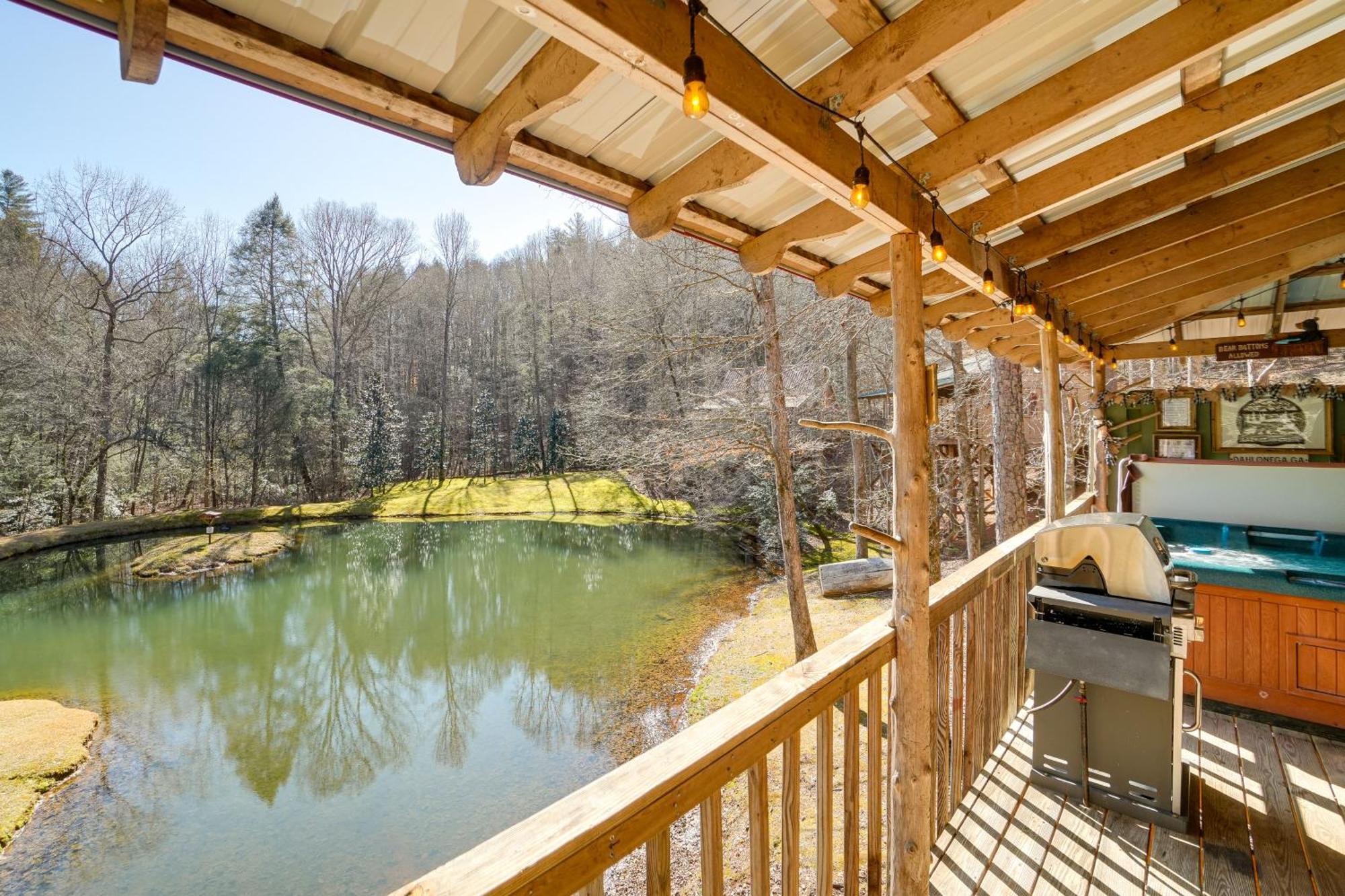 Villa Secluded Family Retreat In Dahlonega With Hot Tub! Esterno foto