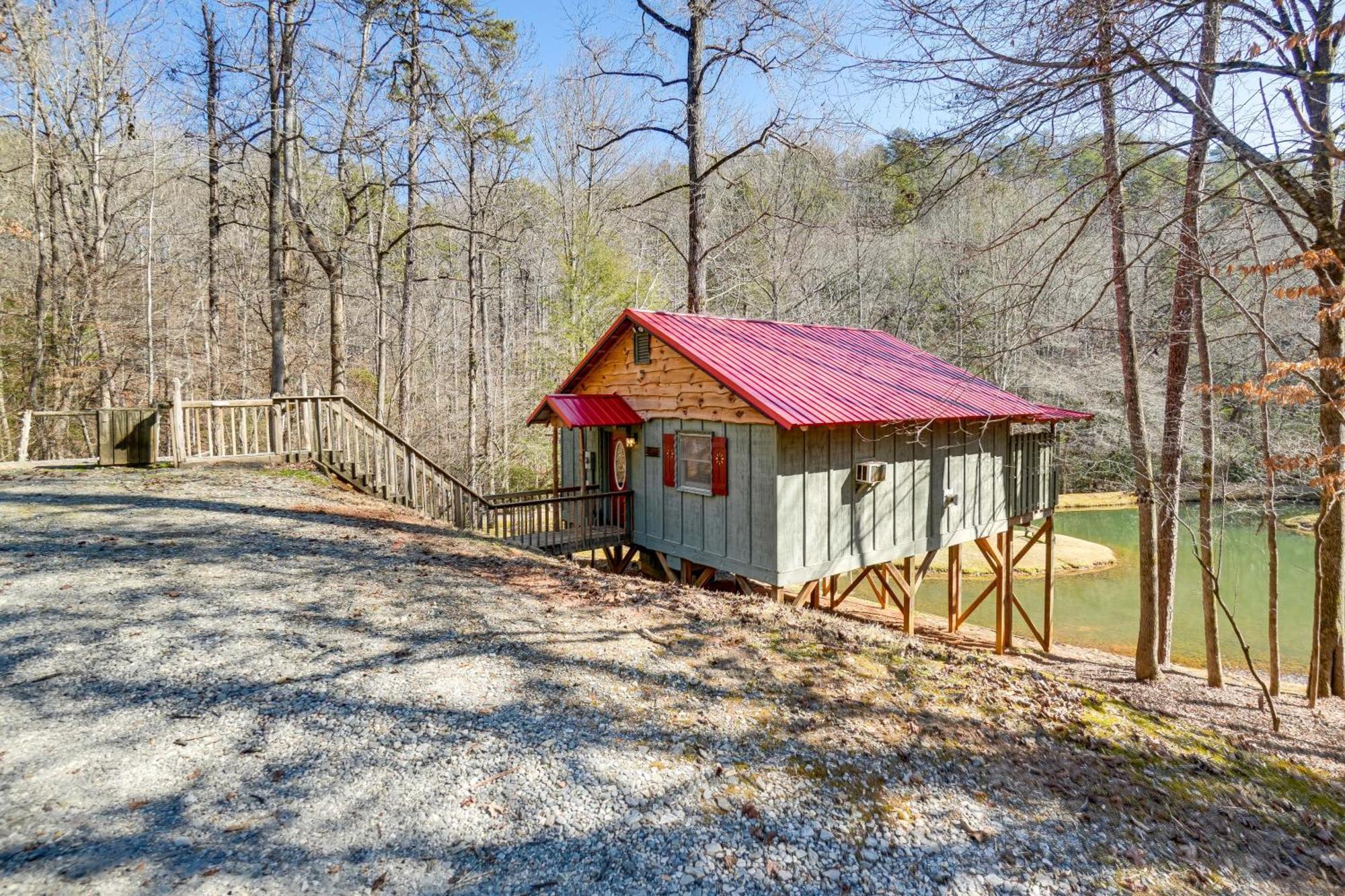Villa Secluded Family Retreat In Dahlonega With Hot Tub! Esterno foto